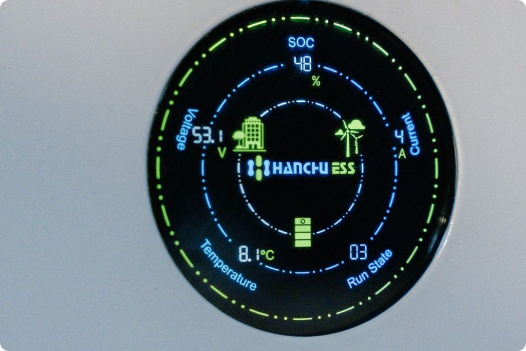 HANCHU 9.4kWh battery display screen