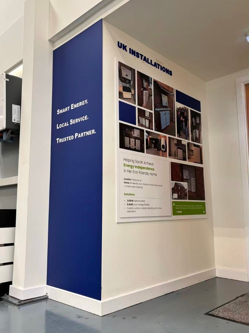HANCHU ESS Service Centre case study and product information display