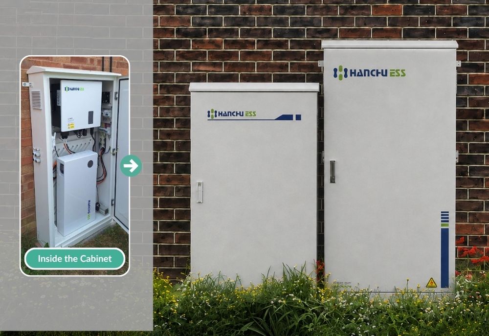 HANCHU ESS battery storage installed within the North Yorkshire council home