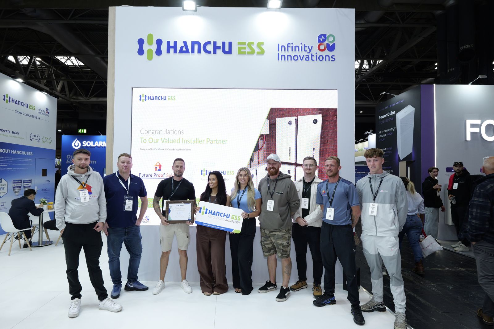 Celebrating the HANCHU Recognised Installer Scheme at Solar & Storage Live