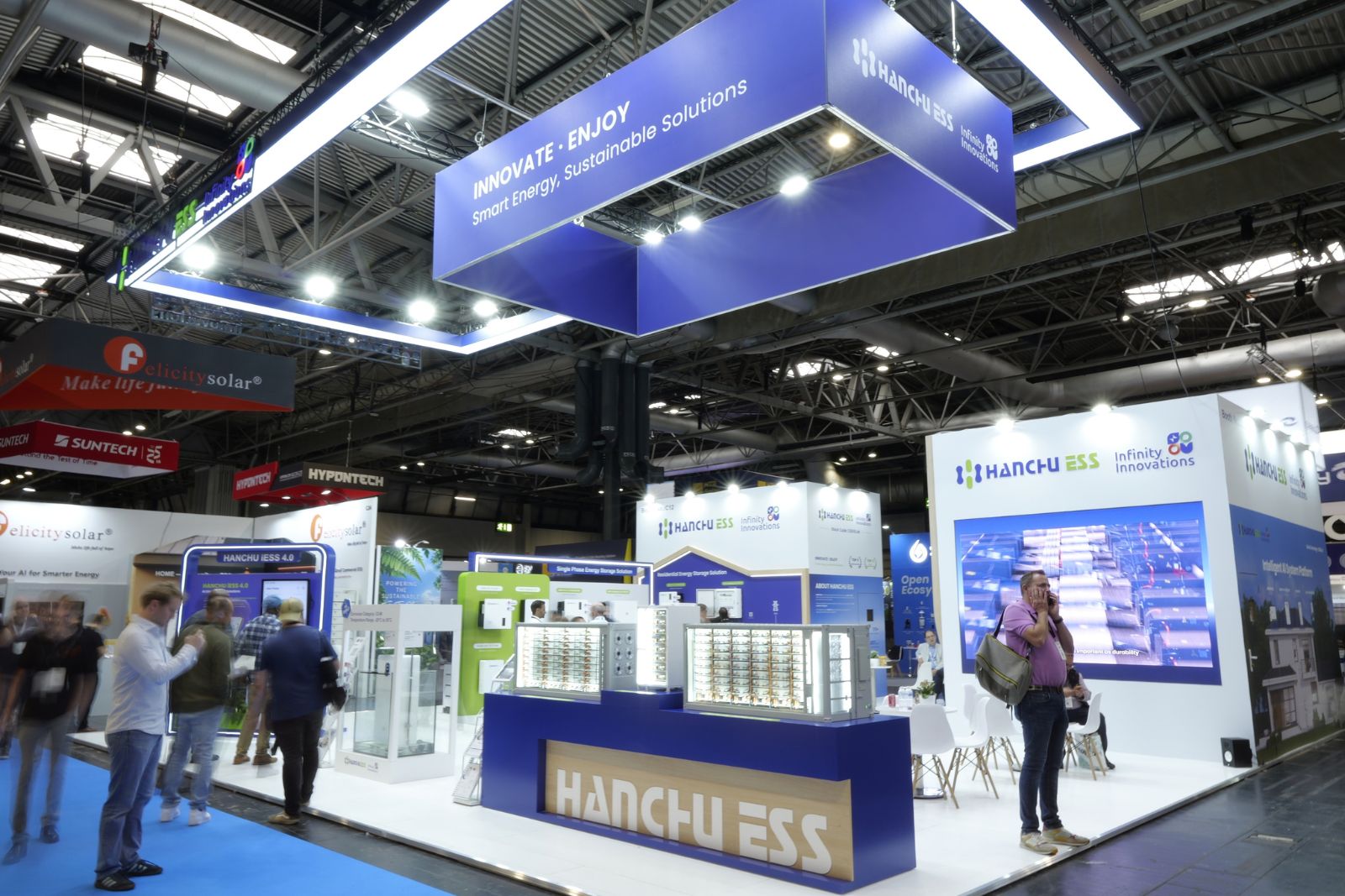 HANCHU ESS and Infinity Innovations at Solar & Storage Live Birmingham