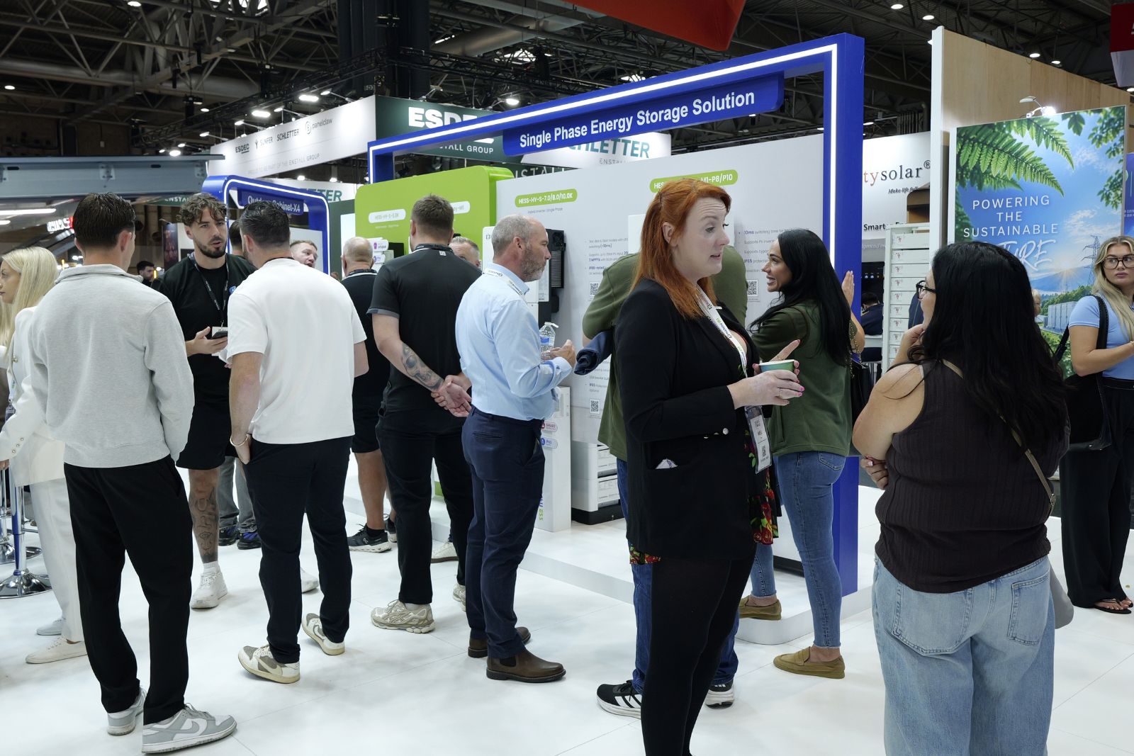 Activity on Stand C12 during Solar & Storage Live